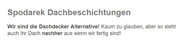 Dachdecker Mögglingen - Spodarek Dachbeschichtungen: Dachsanierer, Dachbeschichter, Dachrenovierer