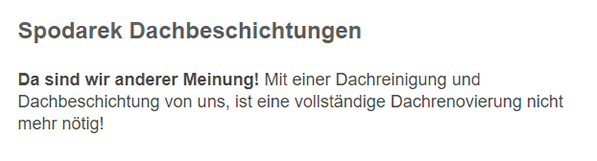 Dachreinigungen für  Mögglingen - Hermannsfeld, Christenhof, Gollenhof und Sternhof