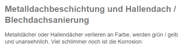 Hallendachsanierung für  Mögglingen, Leinzell, Göggingen, Bartholomä, Böbingen (Rems), Heuchlingen, Heubach und Essingen, Iggingen, Schechingen